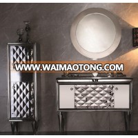 SUS304 high quality factory stainless steel bathroom cabinet