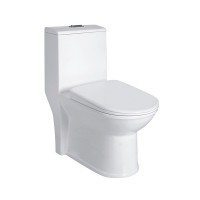 Bathroom supplies one piece S-trap wc toilets sanitary ware bathroom elongated bowl