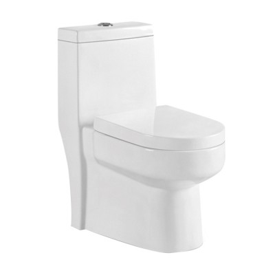 Low Price Good Quality Bathroom Modern Siphon Flushing Ceramic For Hotel  One Piece Toilet