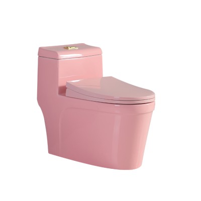 Fannisi design best sale Style noble Never fade ceramics sanitary wares pink Colour  toilets