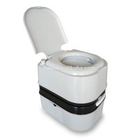 24L outdoor white camping travel car plastic portable toilet with high quality