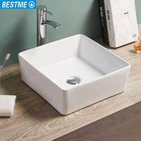 rectangular ceramic counter top washbasin foshan factory