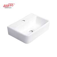 Hot Selling Ceramic Single Hole Table Top Wash Basin