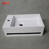 Solid Surface Artificial Stone Hotel Use Lavatory Sinks