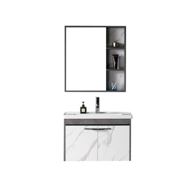 Newest simple style Solid Wood Design luxury Bathroom Cabinet With Washing Basin  cabinet bathroom vanities