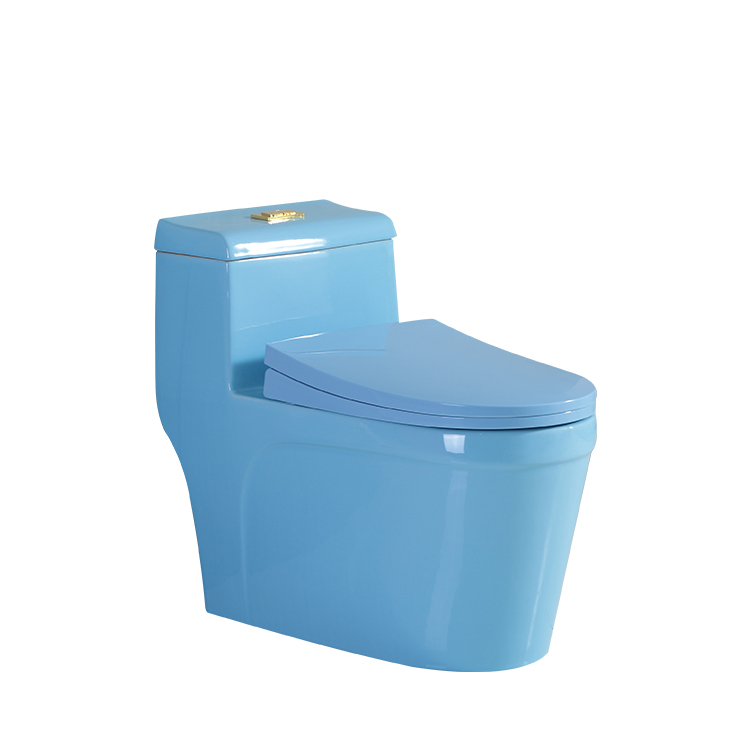 Fannisi design best sale Style noble Never fade ceramics sanitary wares blue Colour  toilets